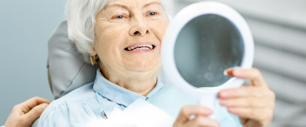 elder patient | dental check up